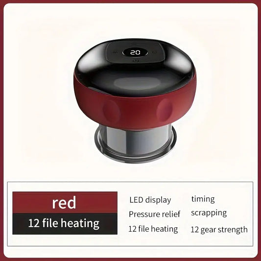 Vacuum Cupping Massager with Electric Heating