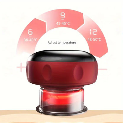 Vacuum Cupping Massager with Electric Heating